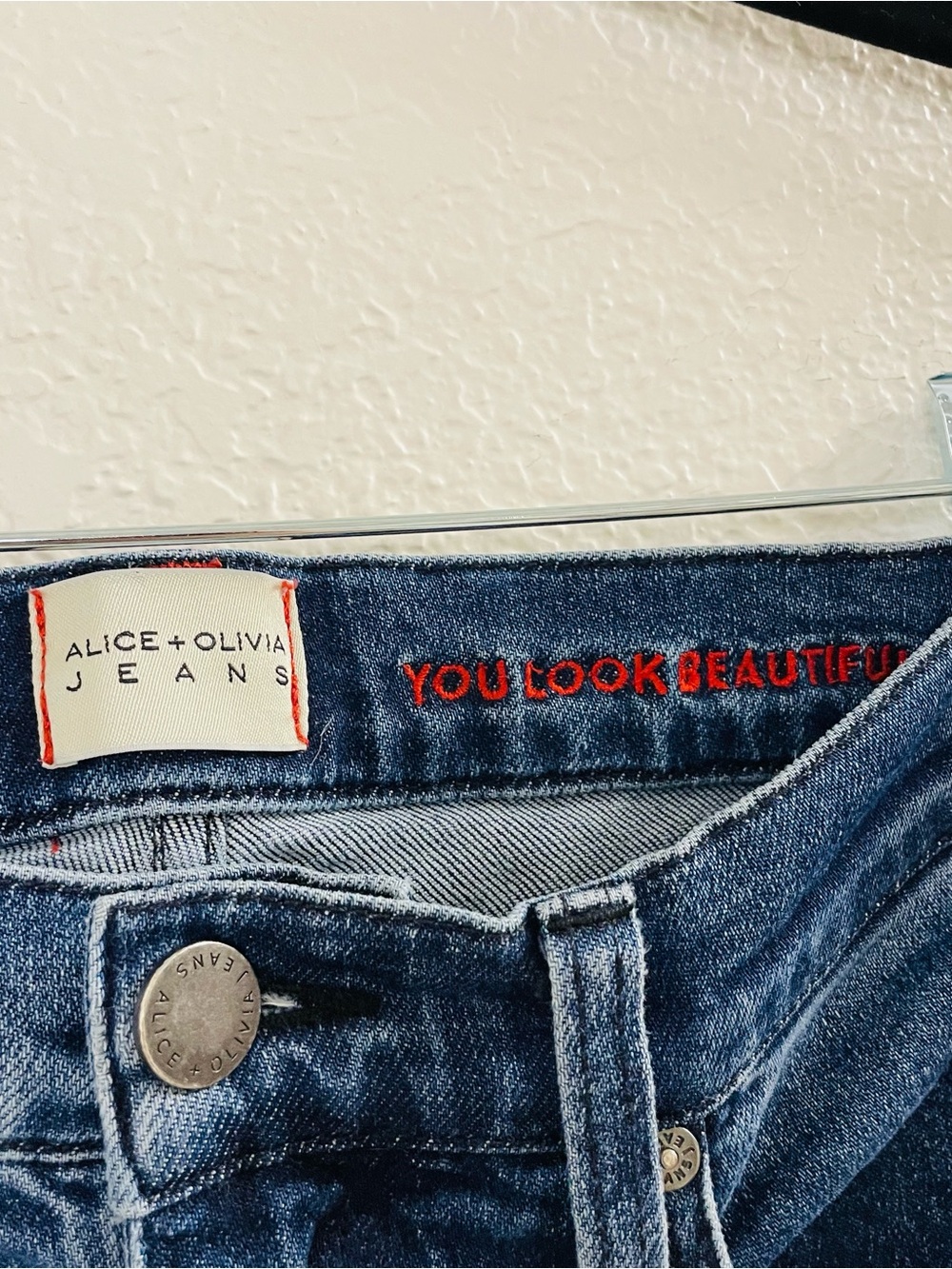 Alice + Olivia High Rise Flare Bell Bottom Beautiful Jeans Love Train | Size 29 - Picture 4 of 8